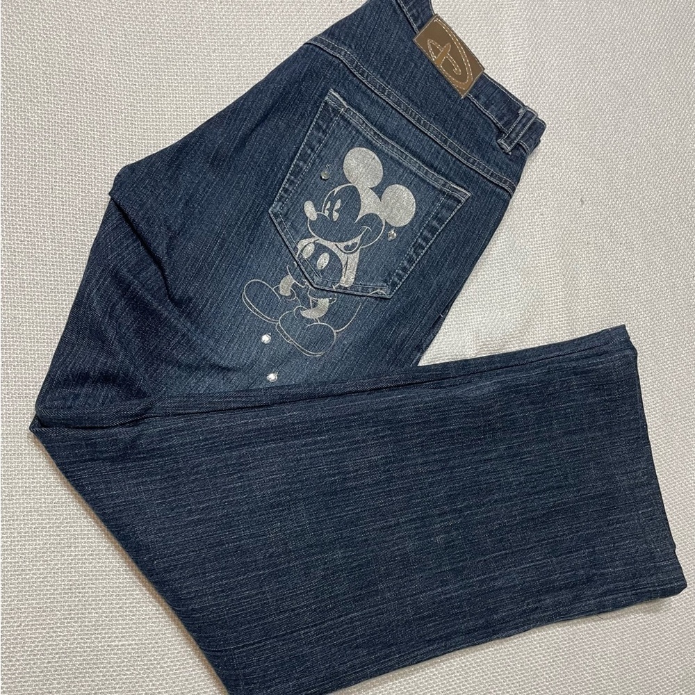 Disney Store Mickey and Minnie jeans - Picture 1 of 11